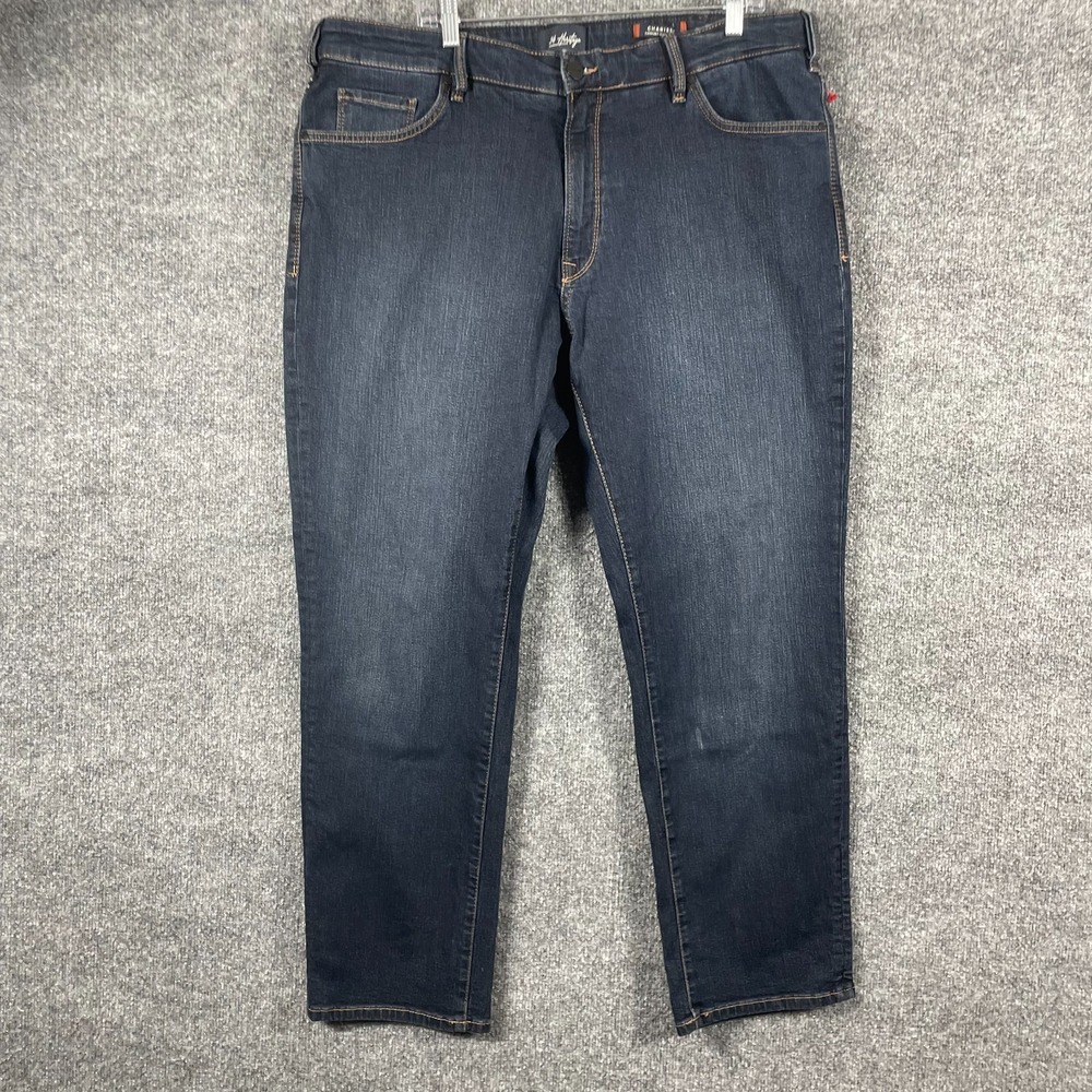 34 Heritage Jeans Mens 40x30 Blue Charisma Straight Classic‎ Comfort Rise Dark